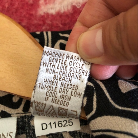 Drapers & Damons Black and Khaki Patterned Jacket Womens Large - Picture 7 of 7